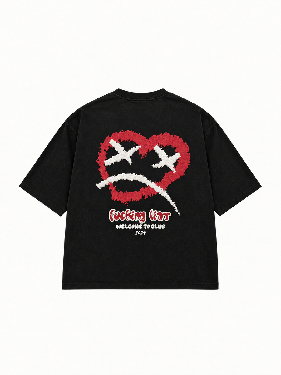 HEART TEE BLACK