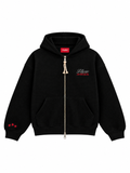 WAFFLE ZIP HOODIE