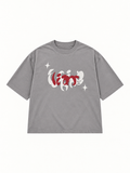 HEART TEE GREY